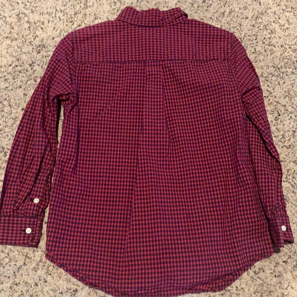 Red and navy Ralph Lauren button down shirt! - Picture 3 of 4